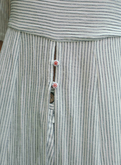 Get Tapioca Striped Slit Kurta