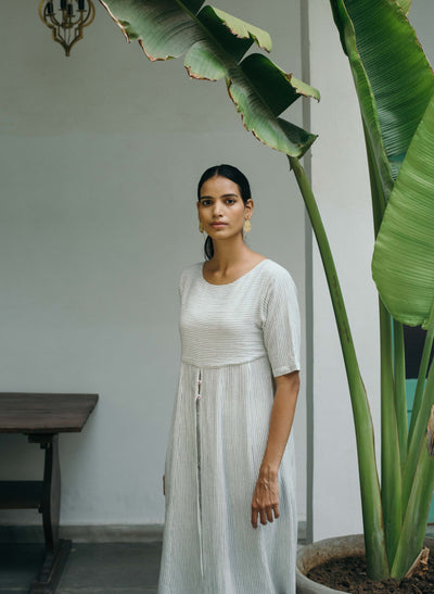 Shop Tapioca Striped Slit Kurta