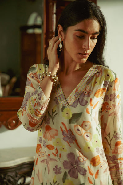 Mir Floral Kurta