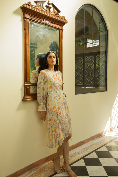 Mir Floral Wrap Dress