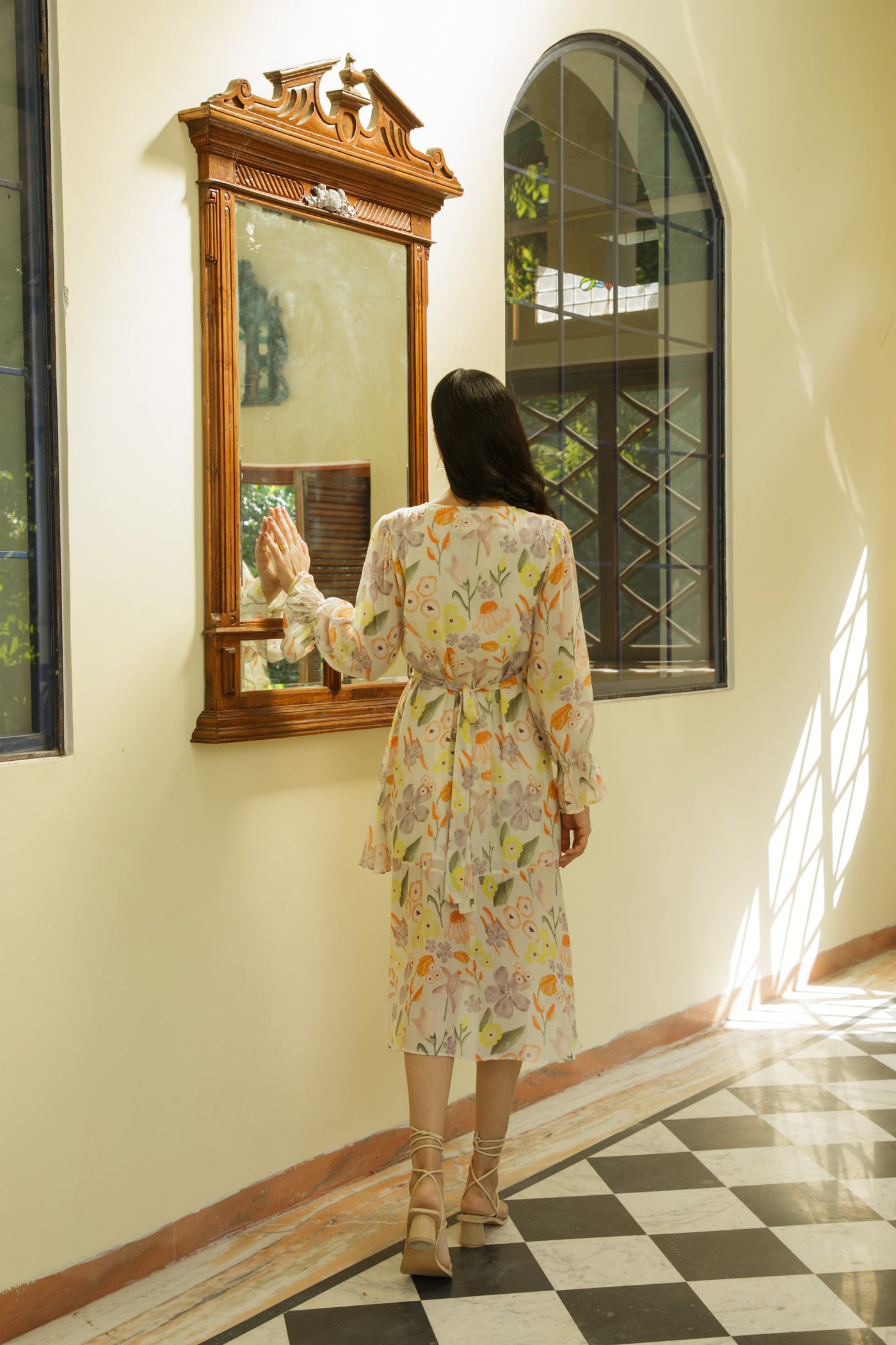 Mir Floral Wrap Dress