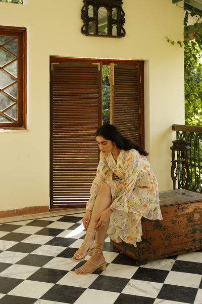 Mir Floral Wrap Dress