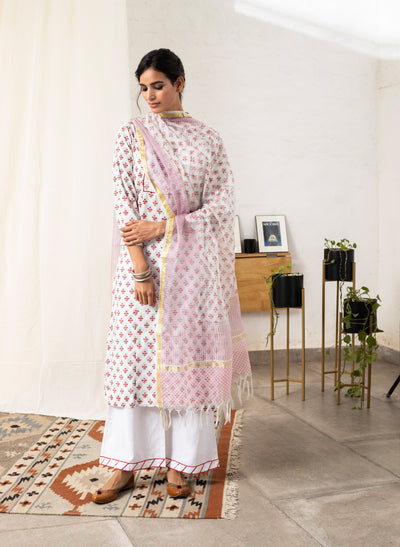 Buy Cotton Block Printed Kurta