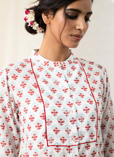 Online Cotton Block Printed Kurta
