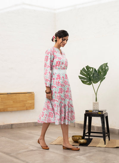 Buy Women's Cotton Frilled Dress