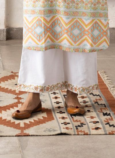 Women's Amaltas Block Printed Kurta