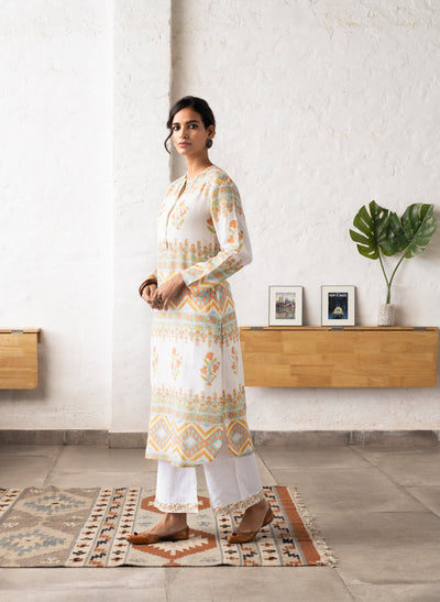 Shop Amaltas Block Printed Kurta