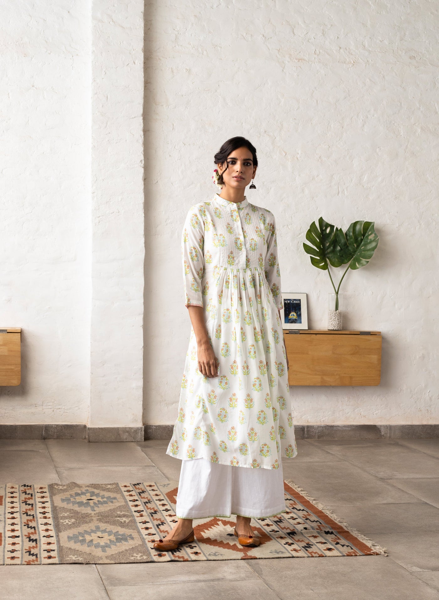 Shop Neem Block Printed Kurta
