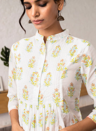 Online Neem Block Printed Kurta