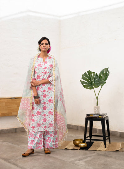 Sadabahaar Block-Printed Dupatta