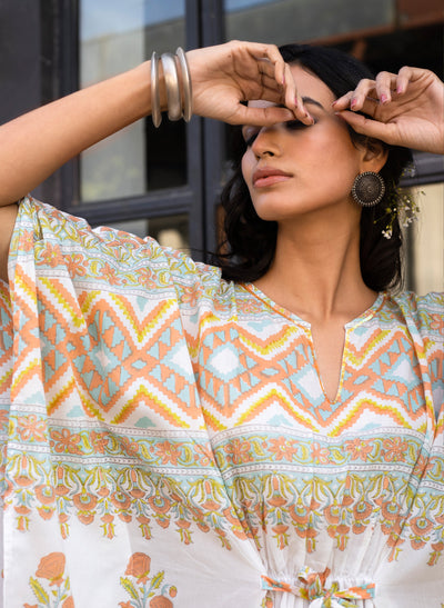 Women's Surajmukhi Cotton Kaftan