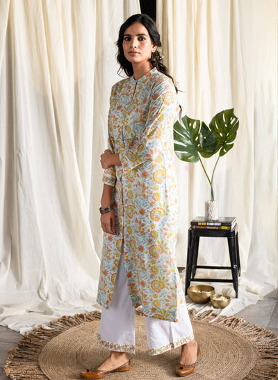 Get Block Printed Laurel Kurta