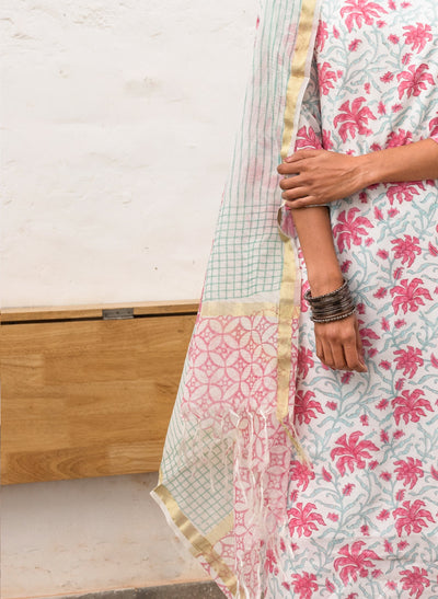 Sadabahaar Block-Printed Dupatta