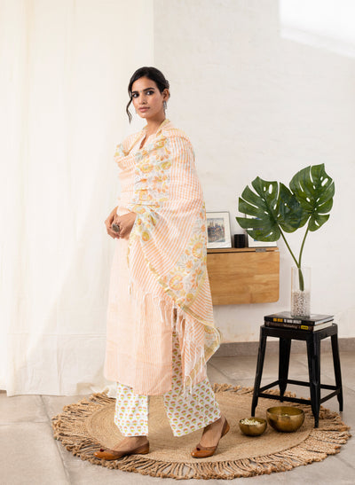 Shop Marigold Cotton Kurta