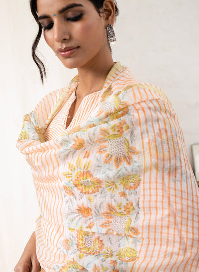 Online Marigold Cotton Kurta