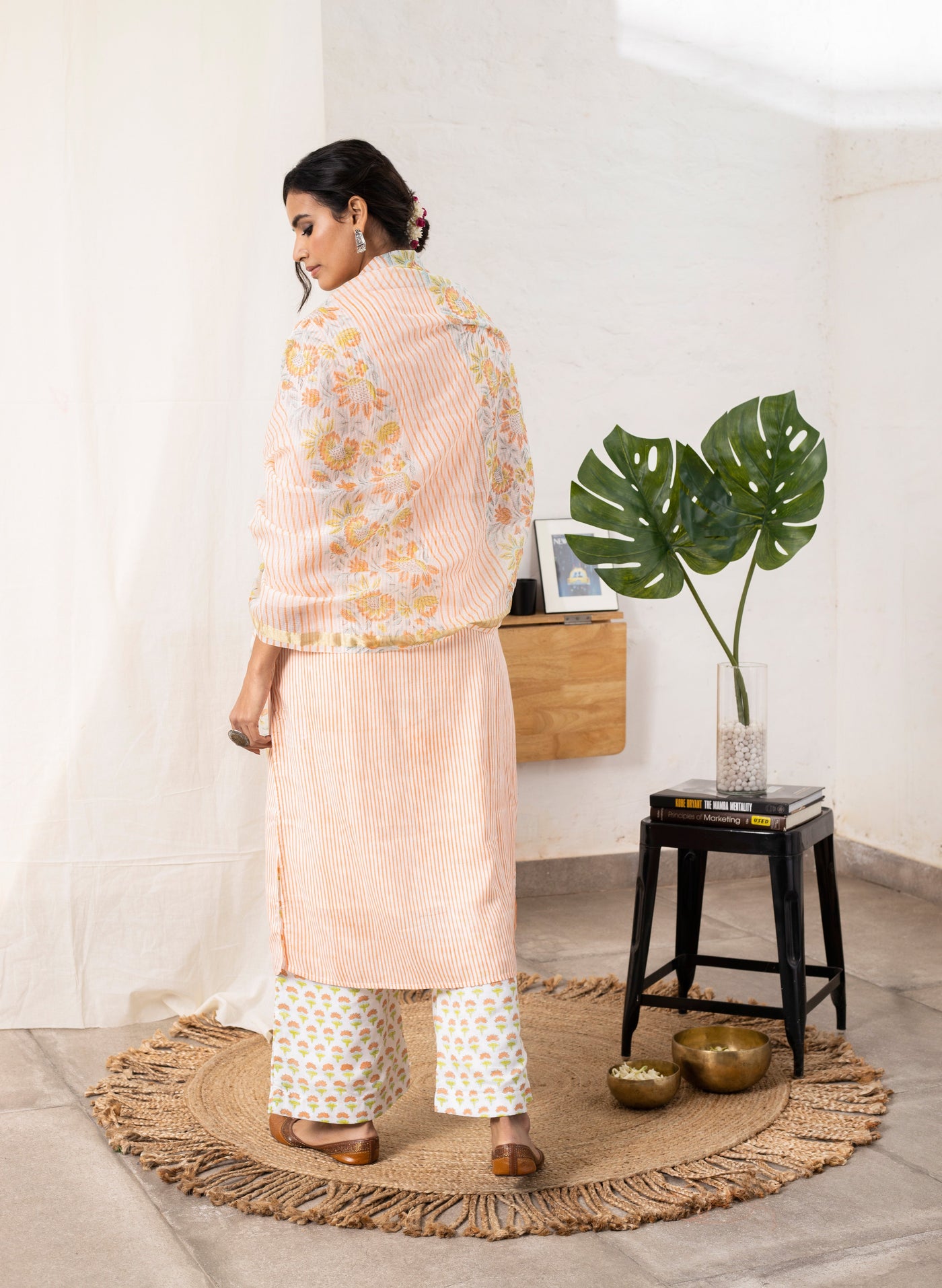 Marigold Cotton Kurta for Women