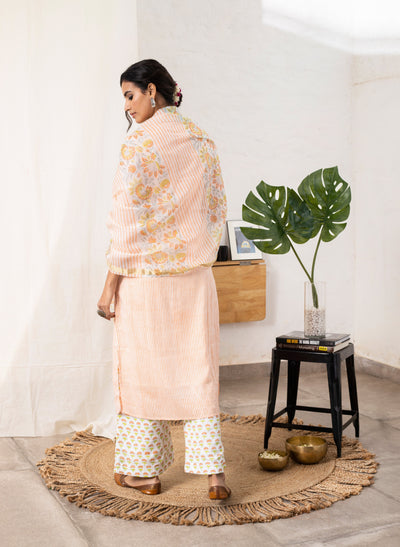 Marigold Cotton Kurta for Women