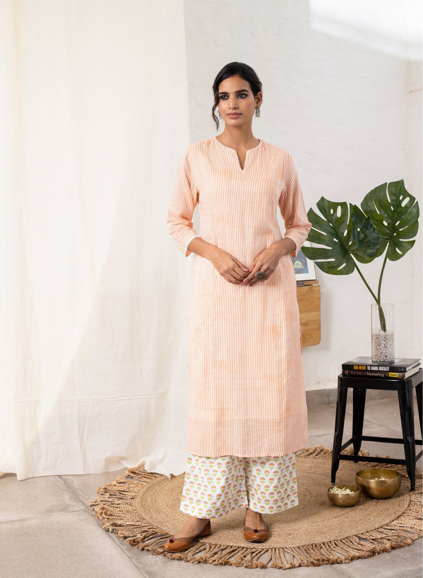 Marigold Cotton Kurta Online