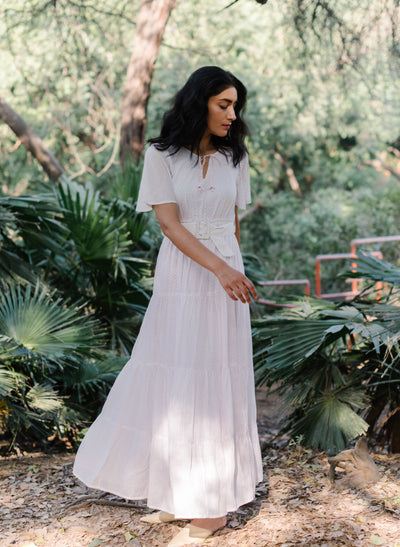 Shop Monet Drawstring Midi Dress