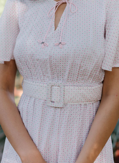 Online Monet Drawstring Midi Dress