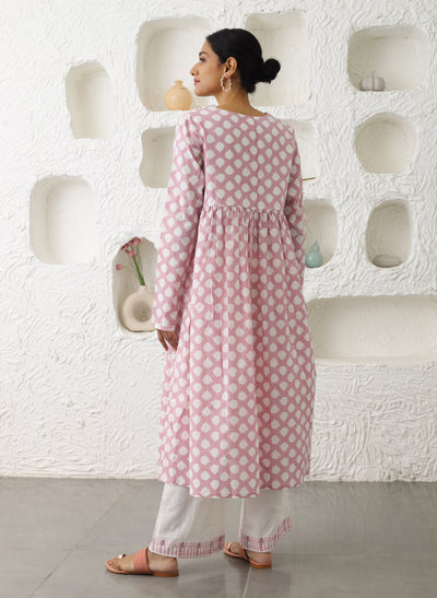 Women's Printed Cotton Kurta 