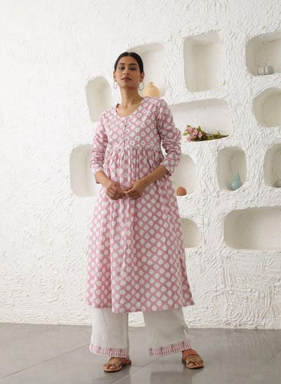 Printed Cotton Kurta for Women