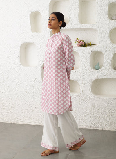 Shop Naseem Nehru Collar Kurta