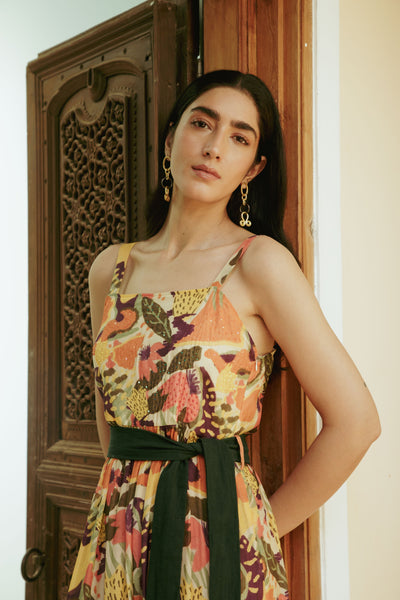 Neeti Pleated Dress