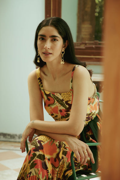 Neeti Pleated Dress