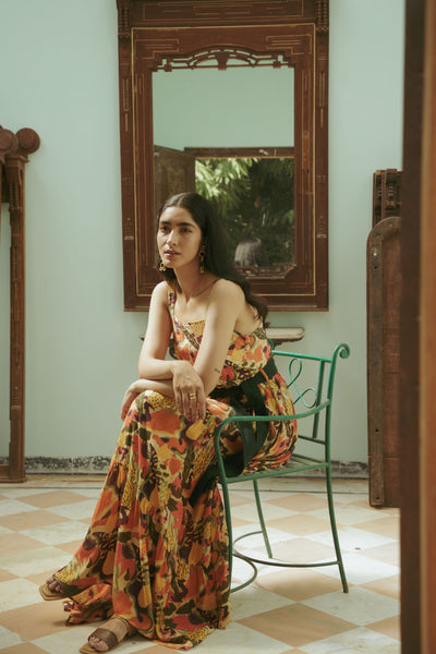Neeti Pleated Dress