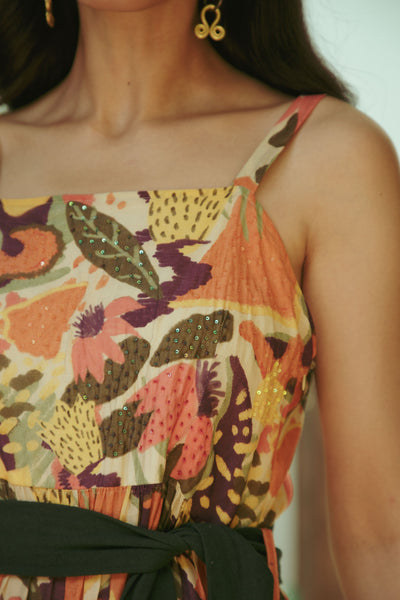 Neeti Pleated Dress