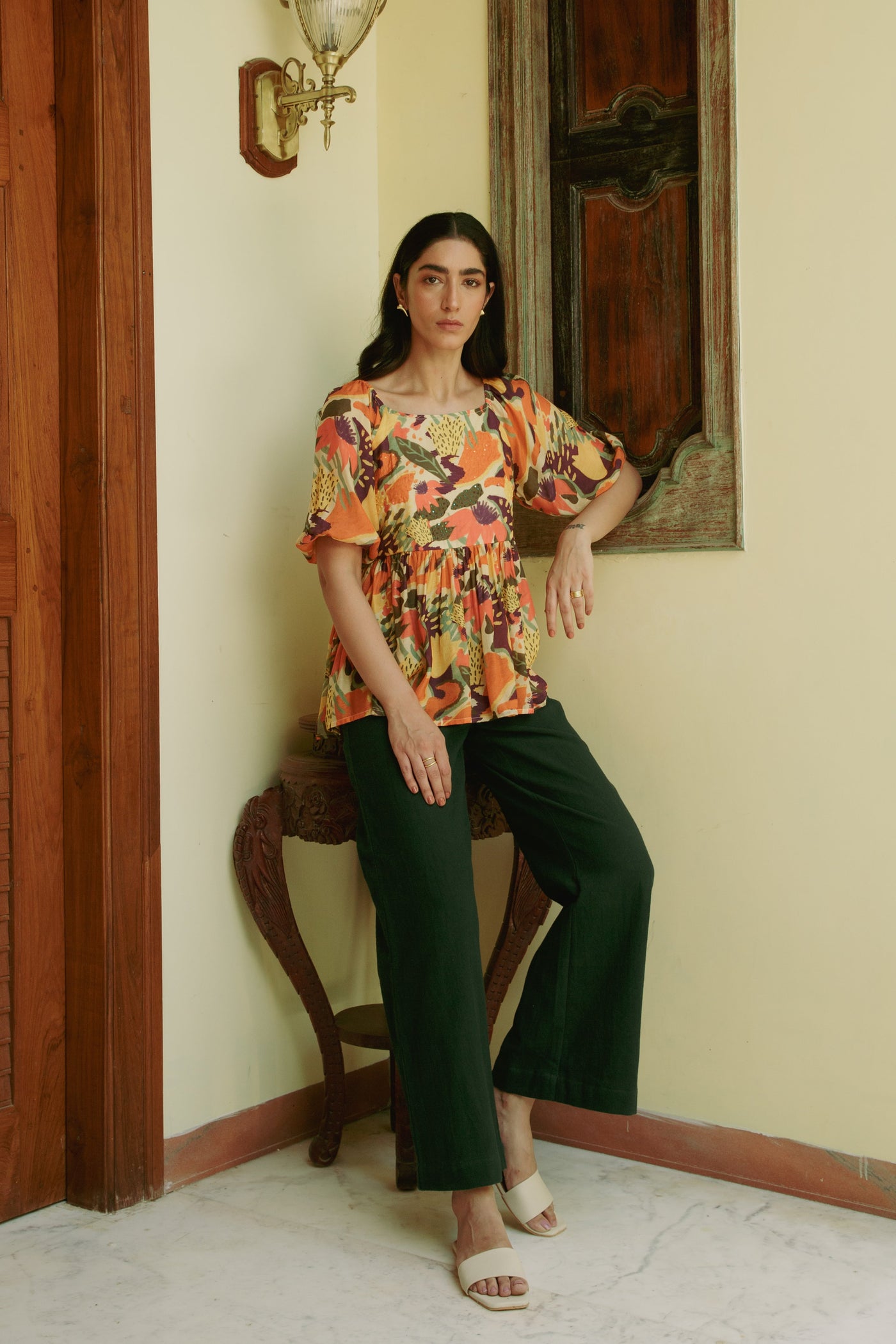 Neeti Peplum Top