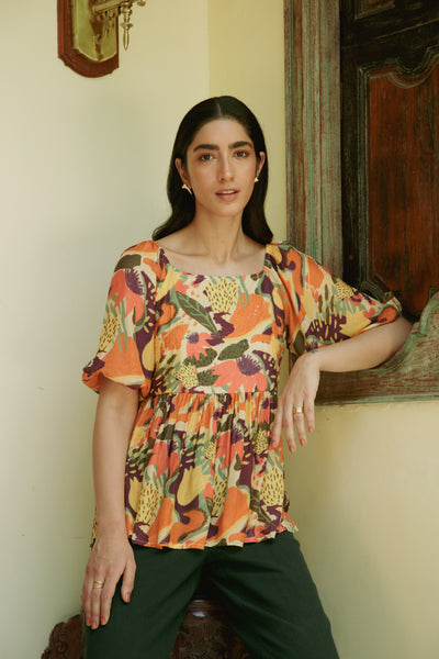 Neeti Peplum Top
