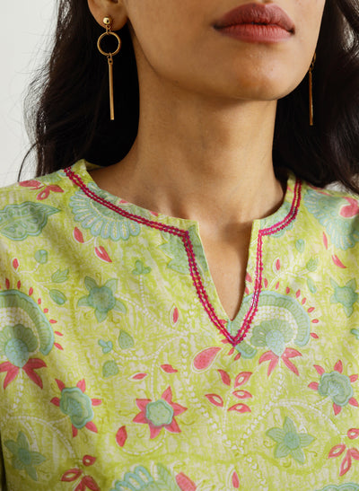 Buy Cotton Printed Kurta