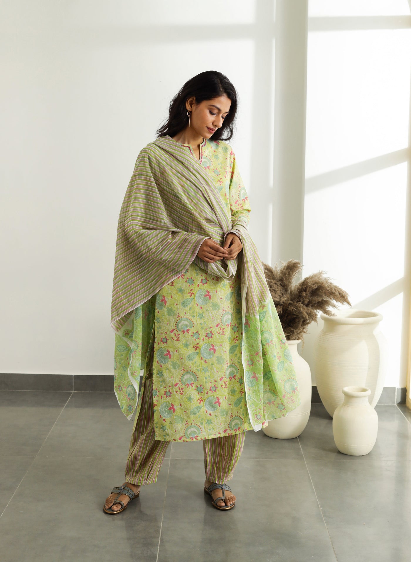 Get Cotton Printed Kurta