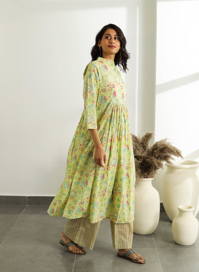 Online High-Neck Printed Kurta
