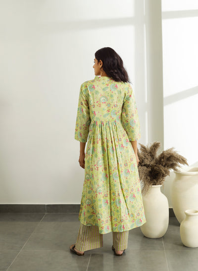 Buy High-Neck Printed Kurta