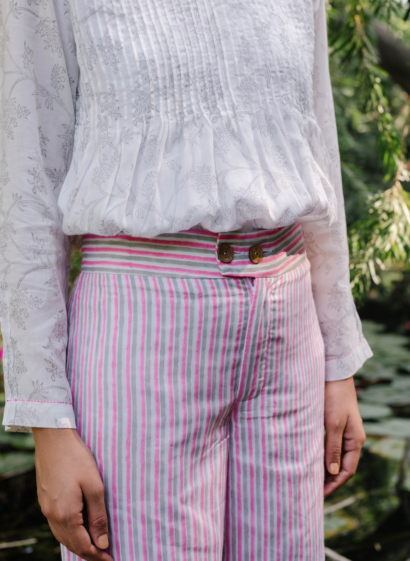 Online Rose Garden Stripe Trousers
