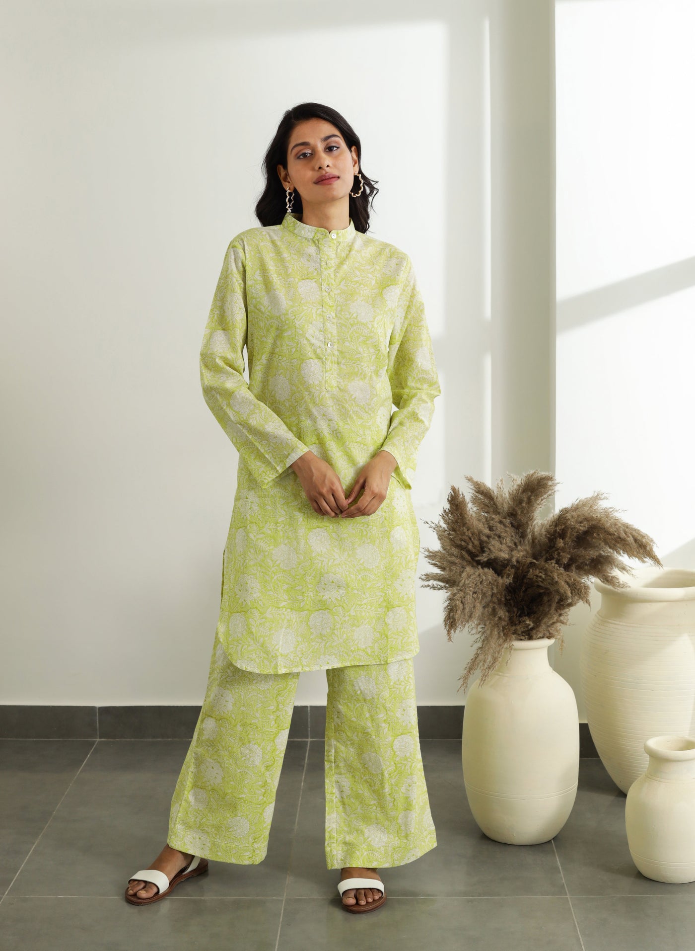 Online Printed Short Cotton Kurta