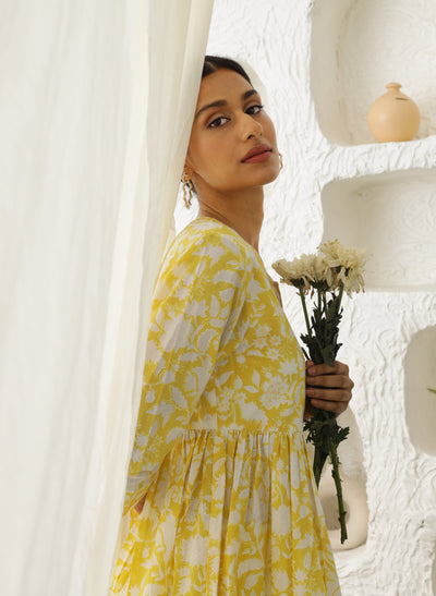 Get Printed Cotton Kurta 