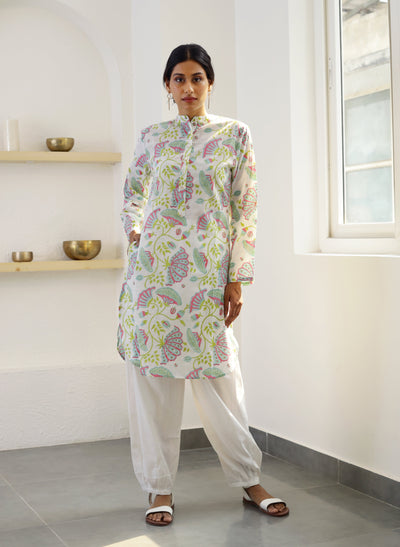 Online Nehru Collar Printed Kurta