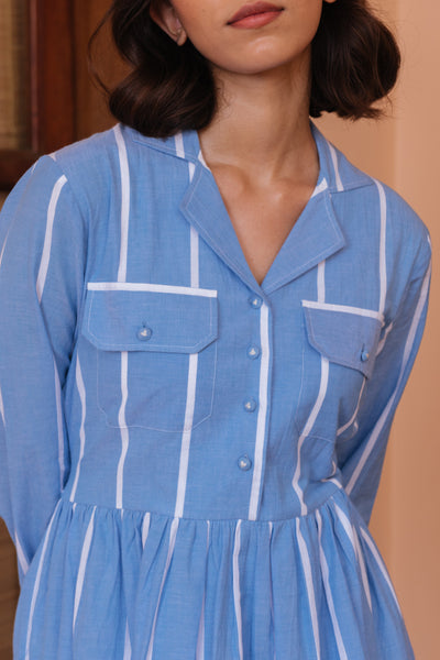 Skyfall Striped Dress