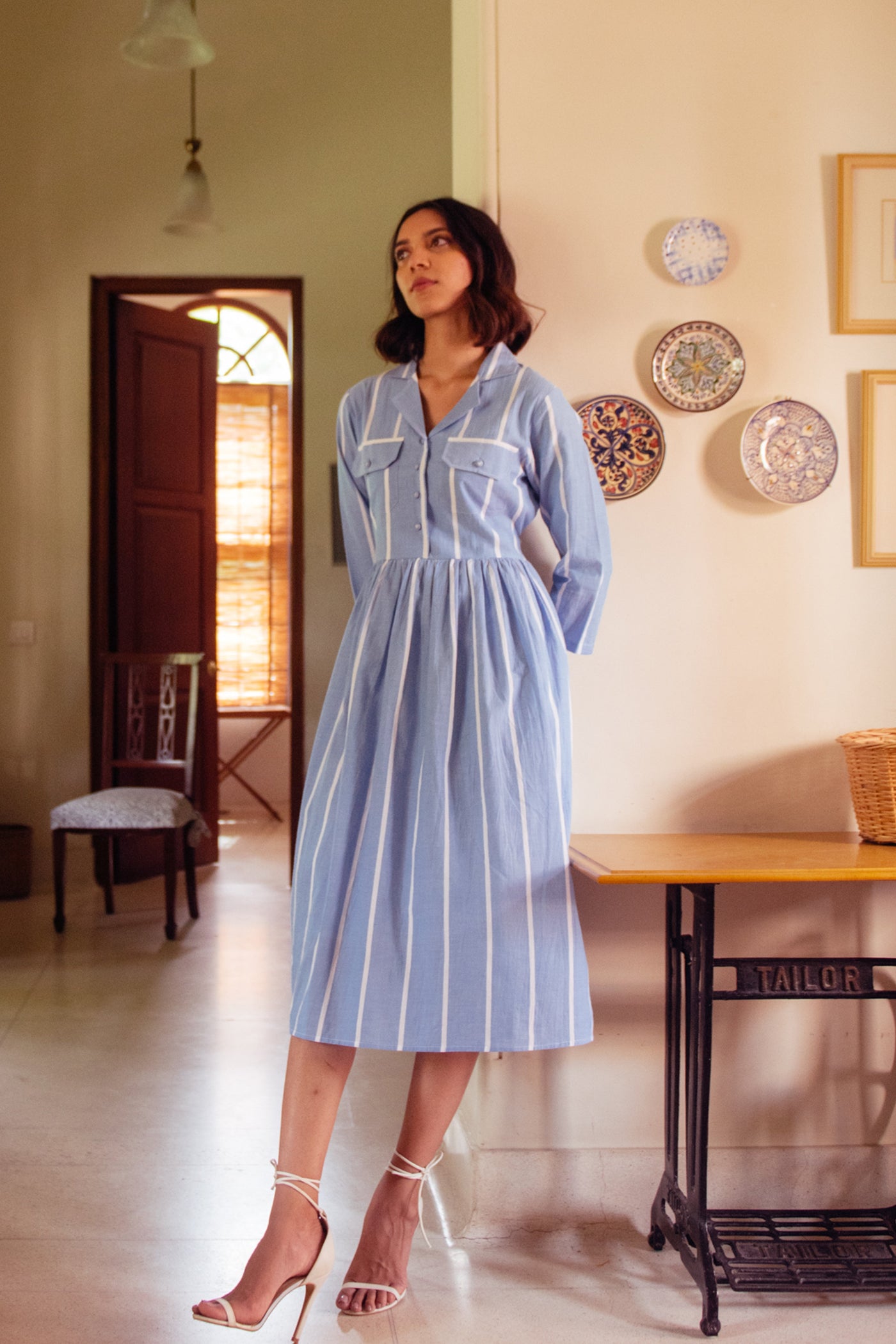 Skyfall Striped Dress