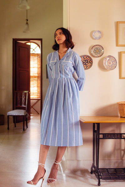Skyfall Striped Dress