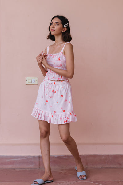 Spring Break Printed Mini Skirt