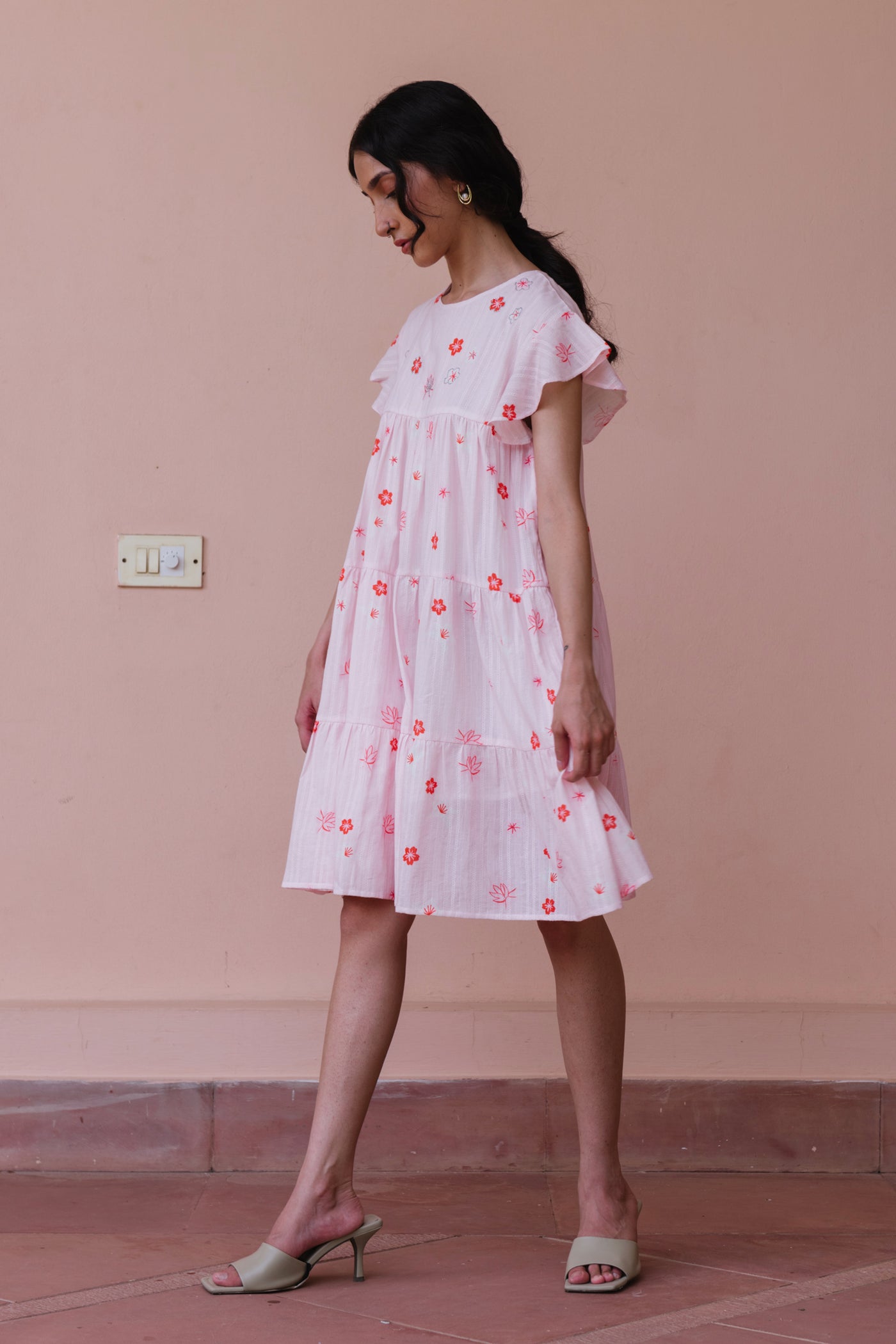 Spring Break Printed Tier Dress