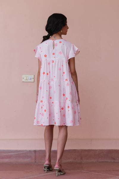 Spring Break Printed Tier Dress