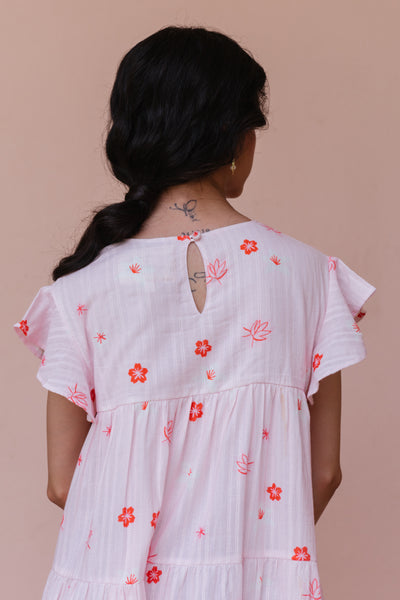 Spring Break Printed Tier Dress