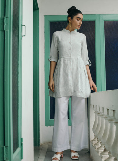Online Striped Button Down Dress