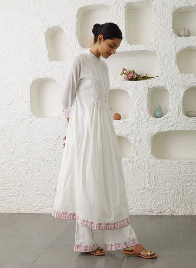 Buy Online Ivory Cotton Kurta 
